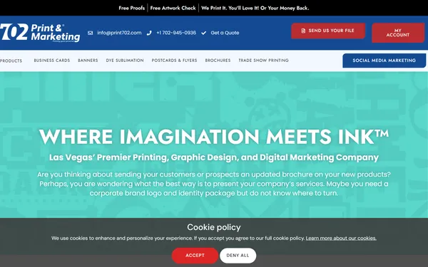 img of B2B Digital Marketing Agency - 702 Print & Marketing, LLC.